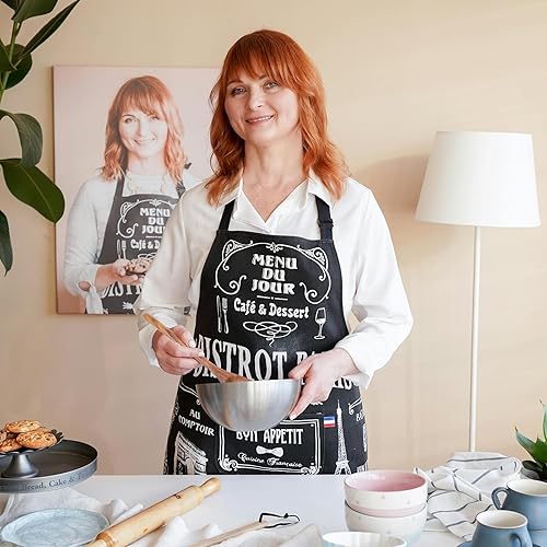 Miniatura 6 de HAKSEN 2 cucharas de cocina de madera, utensilio de cocina de madera, cuchara de cocina grande para cocinar servir mezcla