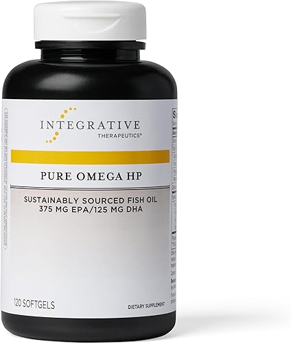 Integrative Therapeutics Pure Omega HP - Suplemento de aceite de pescado para apoyo nutricional - Apoya la salud del corazón* - Sin eructos a