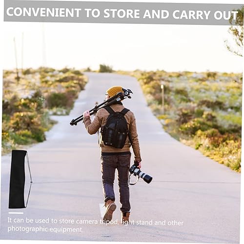 Miniatura 5 de VALICLUD Bolsa de almacenamiento, 5 unidades, organizador de bolsas de almacenamiento, trípode resistente, soporte para cámara, trípode para