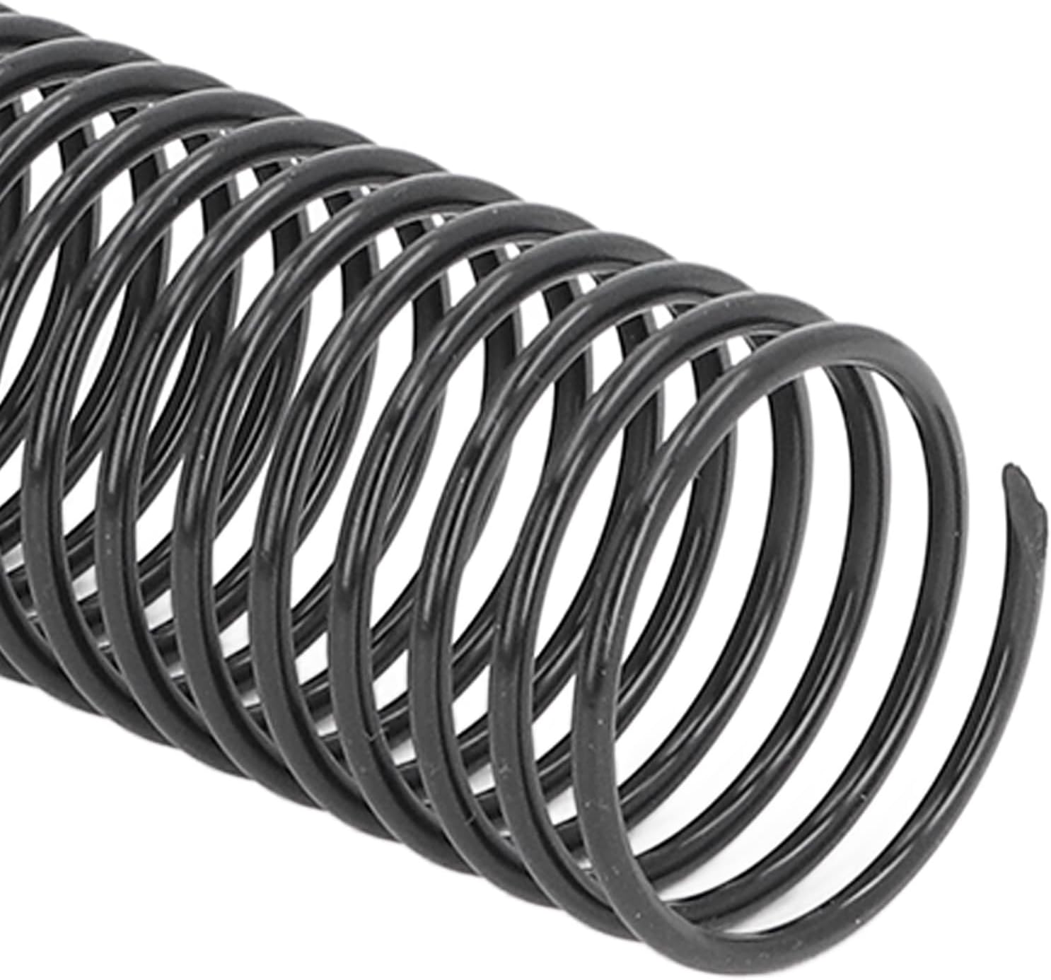 18 Pcs Spiral Binding Coil, 38mm Diameter, 48 Loop, 4:1 Pitch, 310 Sheet Capacity, PVC Plastic - Durable PVC Material, 360 Degree Rotation, Ideal for Office and School Binding