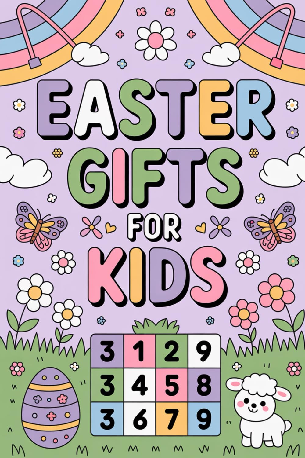 Easter Gifts for Kids: Calm-Logic Skill-Building Sudoku Easy for Ages 6 to 8 with Bunny Season Theme