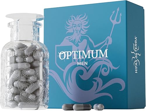 HIFAS DA TERRA Optimum - Paquete de bienvenida para hombres, suplemento de hongos, complejo de hongos con cordyceps y melena de león, pastillas de