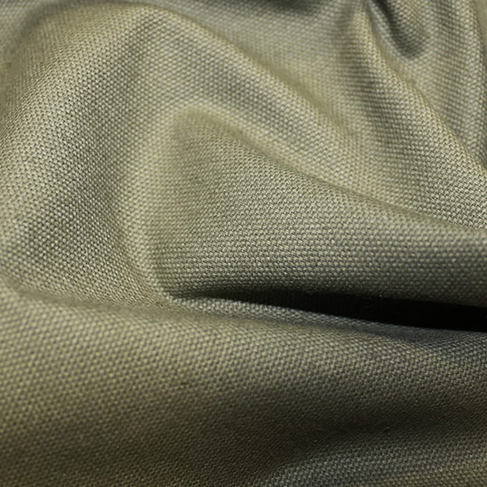 Oh Sew Crafty Limited Khaki Plain 100% Cotton Canvas Fabric Upholstery Craft 260Gsm 145Cm Wide (Per Metre) (Khaki)