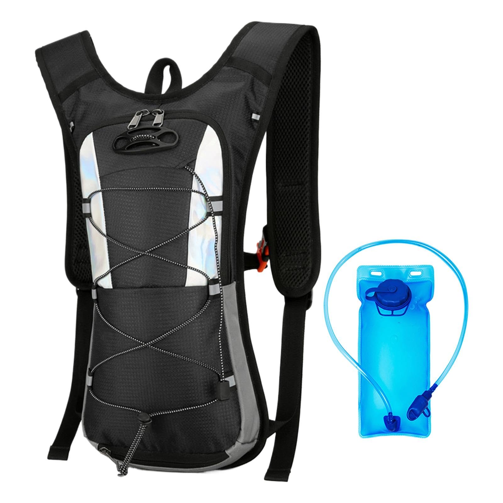Fashion My Day Hydration Backpack with 2L Hydration Bladder for Biking Backpacking Climbing Black-image-25