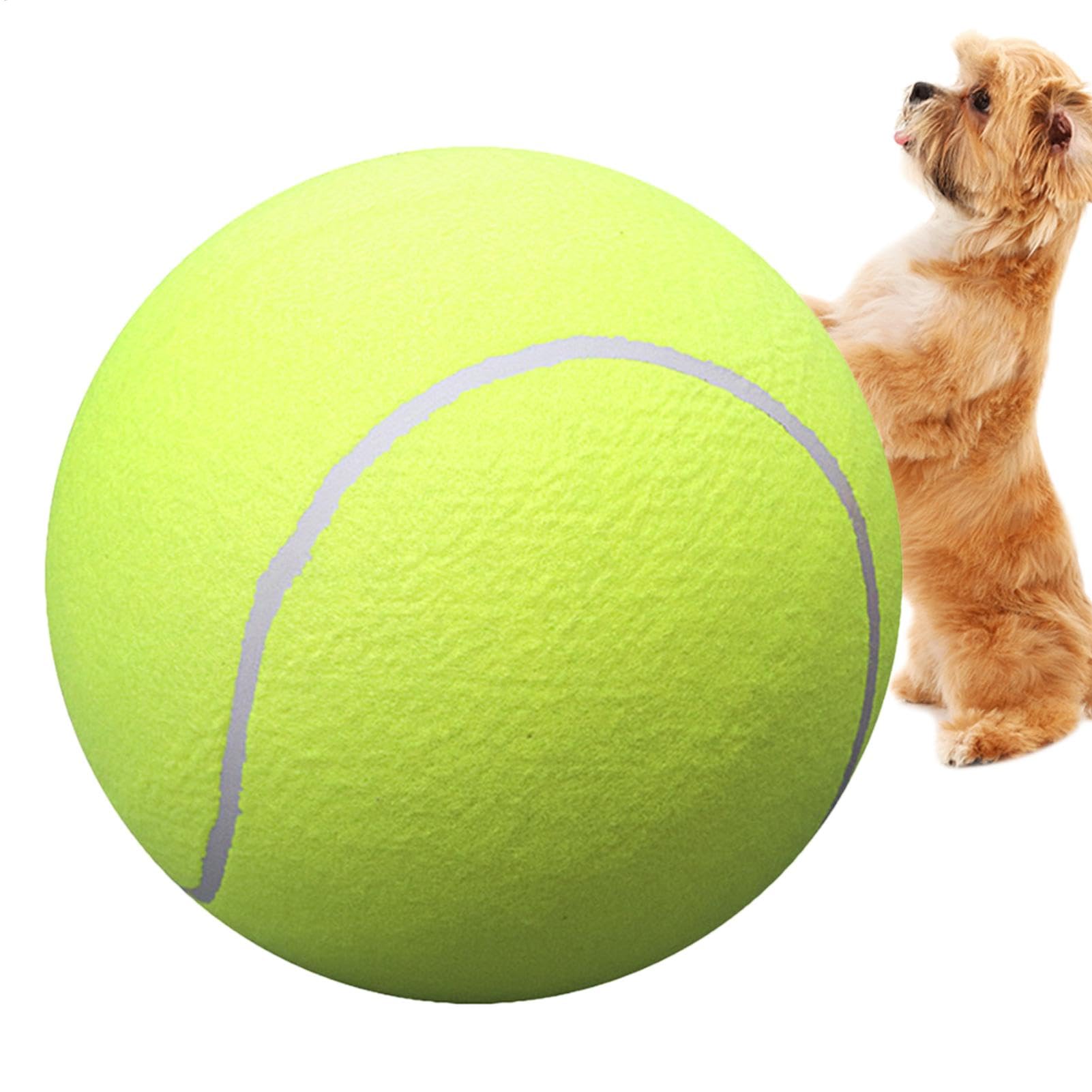 Dopsyesn Extra Large Tennis Ball, Large Tennis Dog Pet Toys Balls, Funny Outdoor Sports Ball, Easy Catching Interactive Toys, Funny Outdoor Sports For Medium Dog