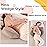 BATTOP Pregnancy Pillow Wedge for Belly Support,Portable Pregnancy Pillows for Sleeping,Support Legs,Back,Knees,Adjustable Maternity Wedge Pillow with Removable Cover,Travel Pregnancy Pillow