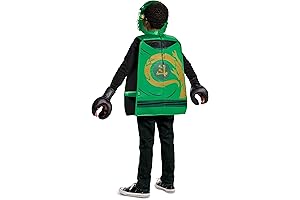 Kids' Lloyd Costume: a Ninja Adventure in Lego Green