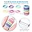 Qarwayoc Mini Hair Ties for Baby Girls, Seamless Kids Girls Hair Ties Bands, Soft Small Baby Ponytail Holders, Toddler Elastic Hair Holders No Damage, 5 Colors