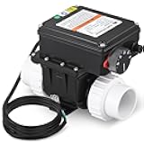 Mxmoonant Hot Tub Thermostat, 2KW 110V Spa Bathtub Heater Thermostat with Temperature Control for 400 Gals Hot Tub, Whirlpool Bathtub, Spa, Small Pool (No Plug)