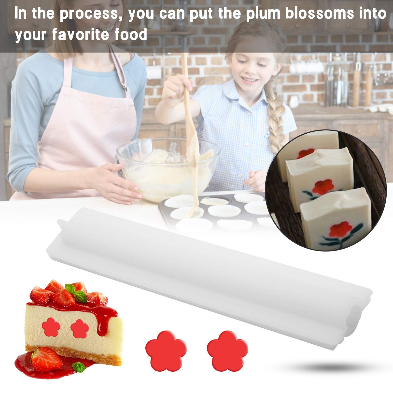 Moule Tube Long En Silicone Alimentaire LaceDaisy – Idéal Pour Savons, Bougies, Desserts Mousse Et Gâteaux Faits Maison