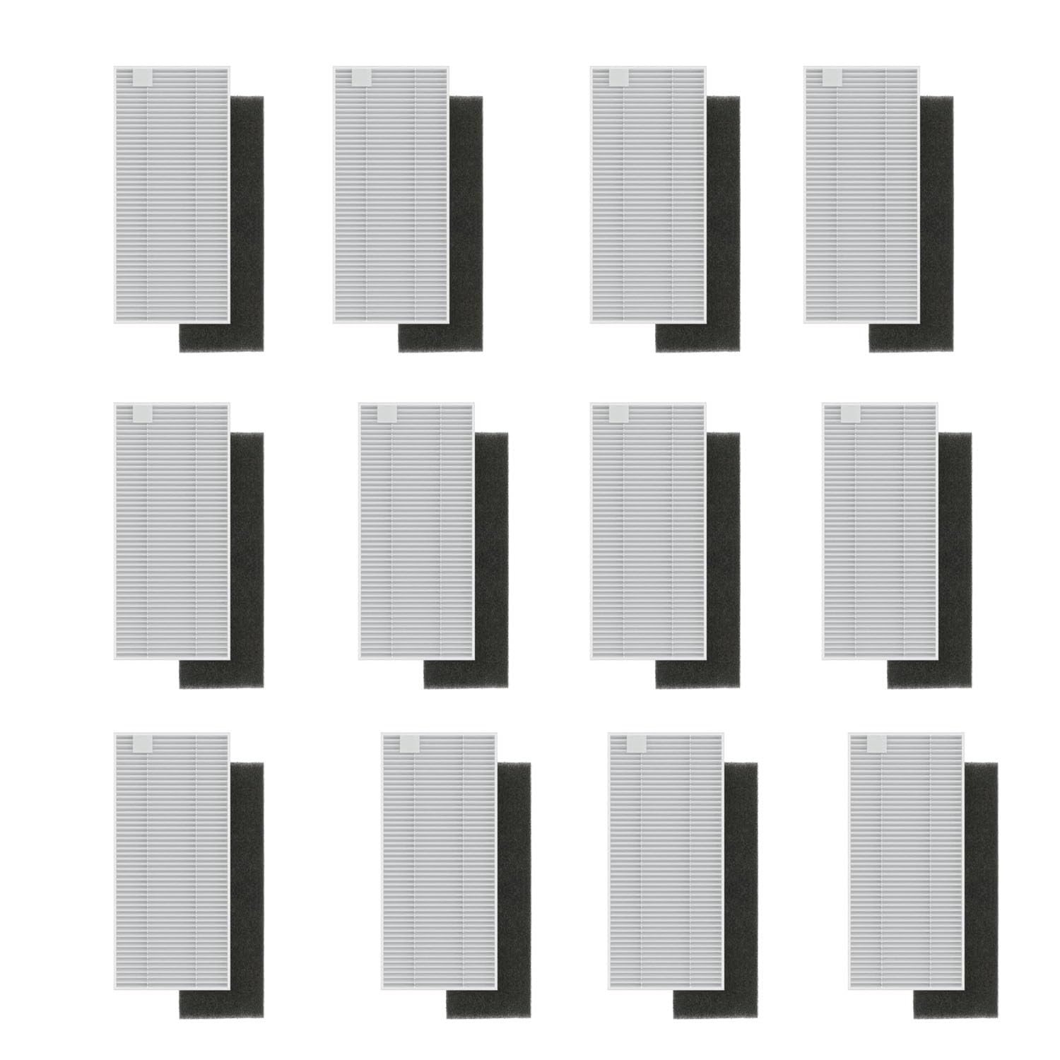 Filtri HEPA Per Lefant N3 Robot Aspirapolvere | Set Di 4 Ricambi | Manutenzione Semplice