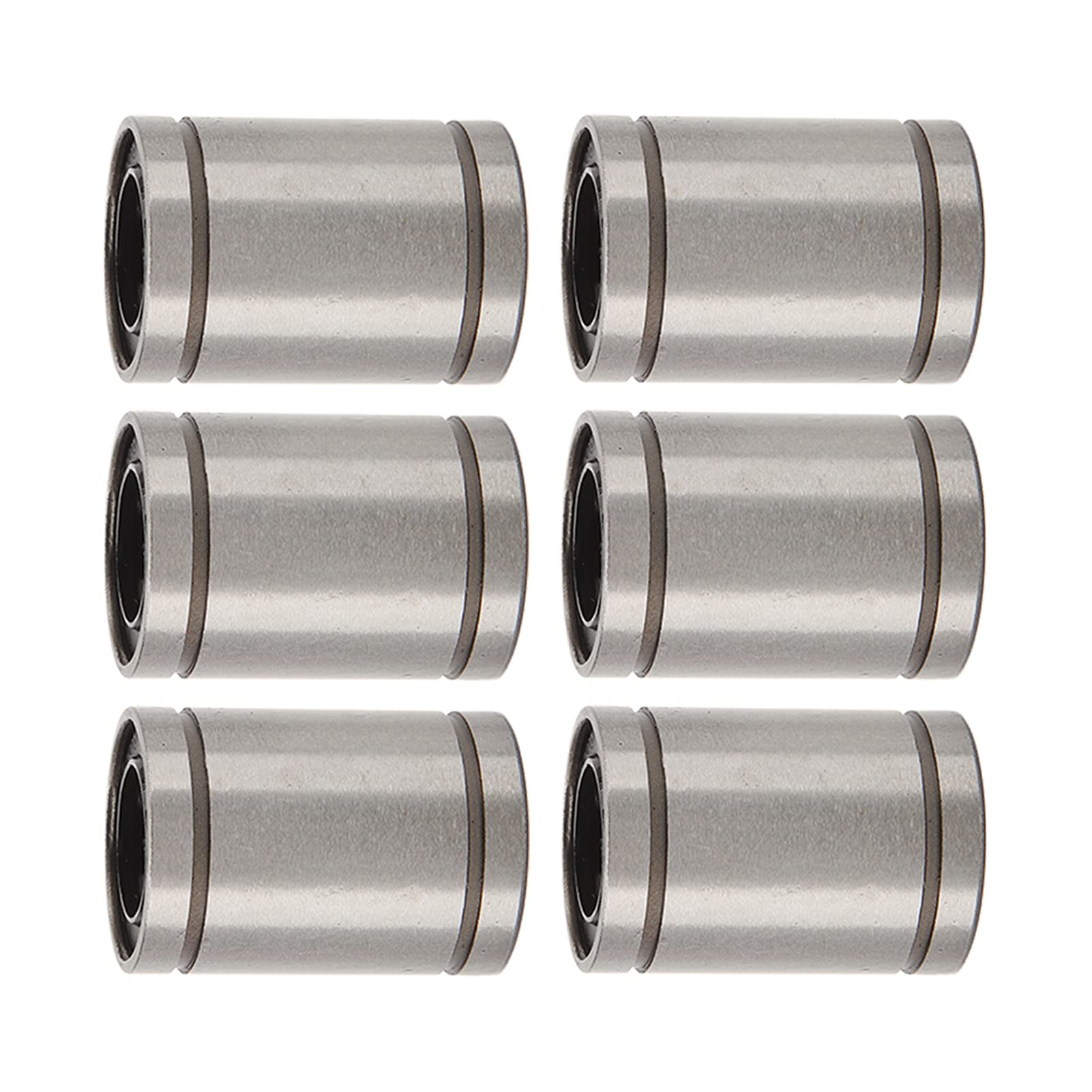 10 pz Cuscinetto a sfere per movimenti lineari LM12UU 12mm ID 21mm OD 30mm Lunghezza Cilindro in acciaio legato Boccola per movimento lineare