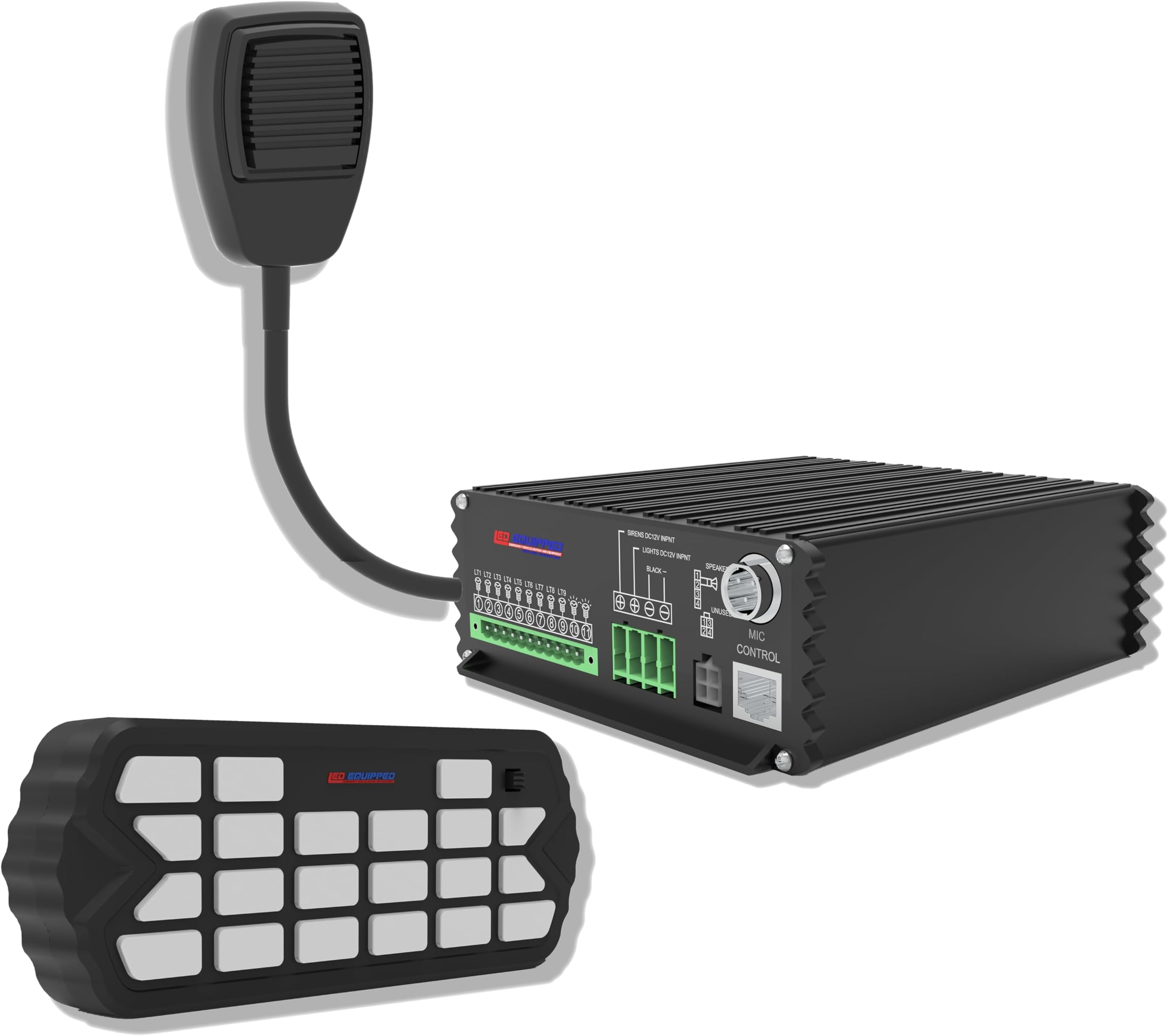 Black Falcon 100 watt Siren