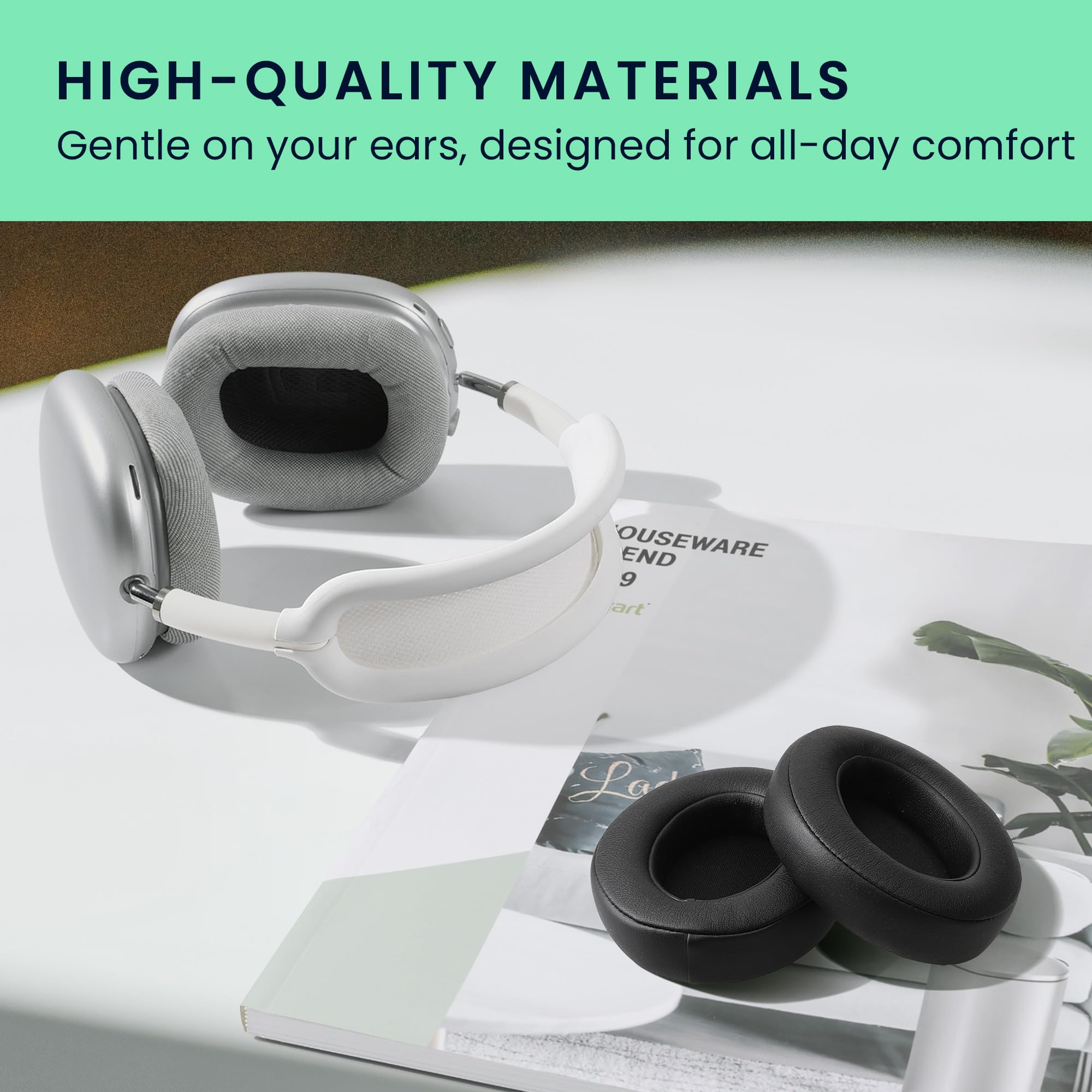 Amazon | kwmobile 2x ヘッドホンカバー DOQAUS対応 交換用