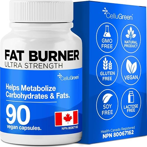 CelluGreen Thermogenic Fat Burner & Appetite Suppressant — Helps…