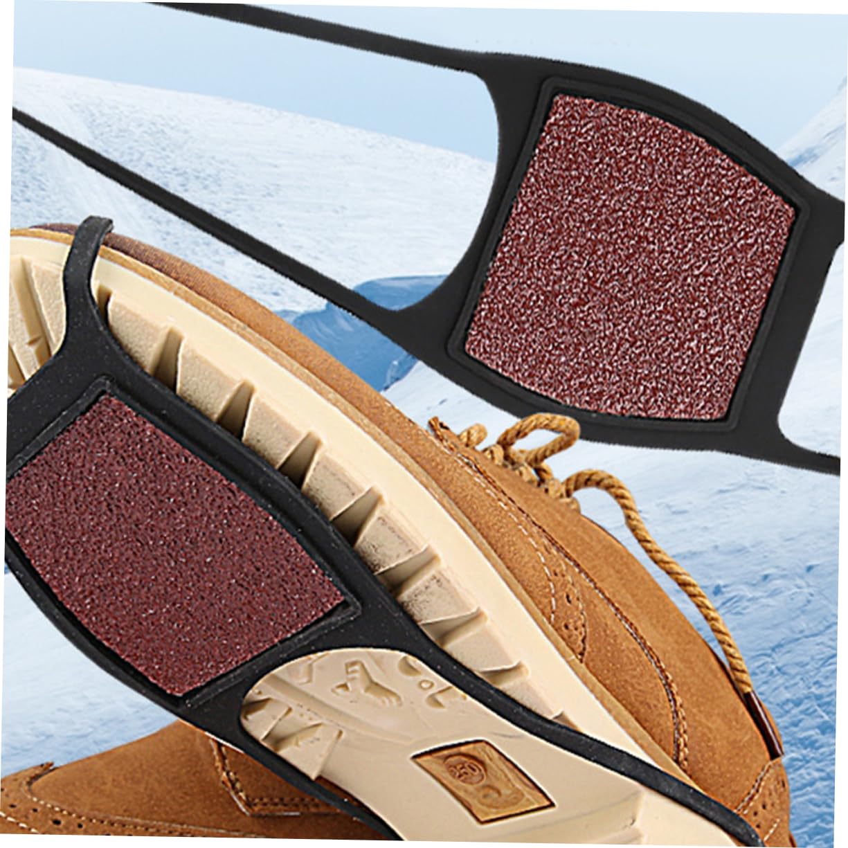 WOFASHPURET 1 Pair Coarse Sandcloth Hiking Shoe Covers Outdoor for Traction Safety