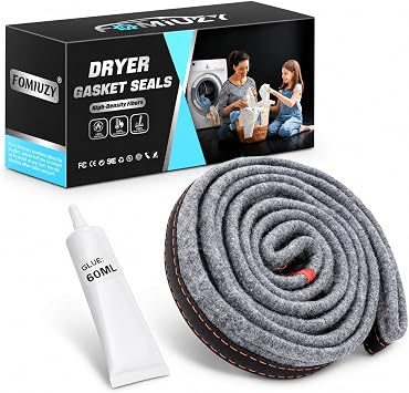 280114 Dryer Drum Felt Gasket Seal Repair Replacement Kit Fit for Whirlpool Duet Kenmore 110 Elite Maytag Bravos Amana KitchenAid Crosley Replaces PS970088 697694 W10166807 W10116343 W10521118