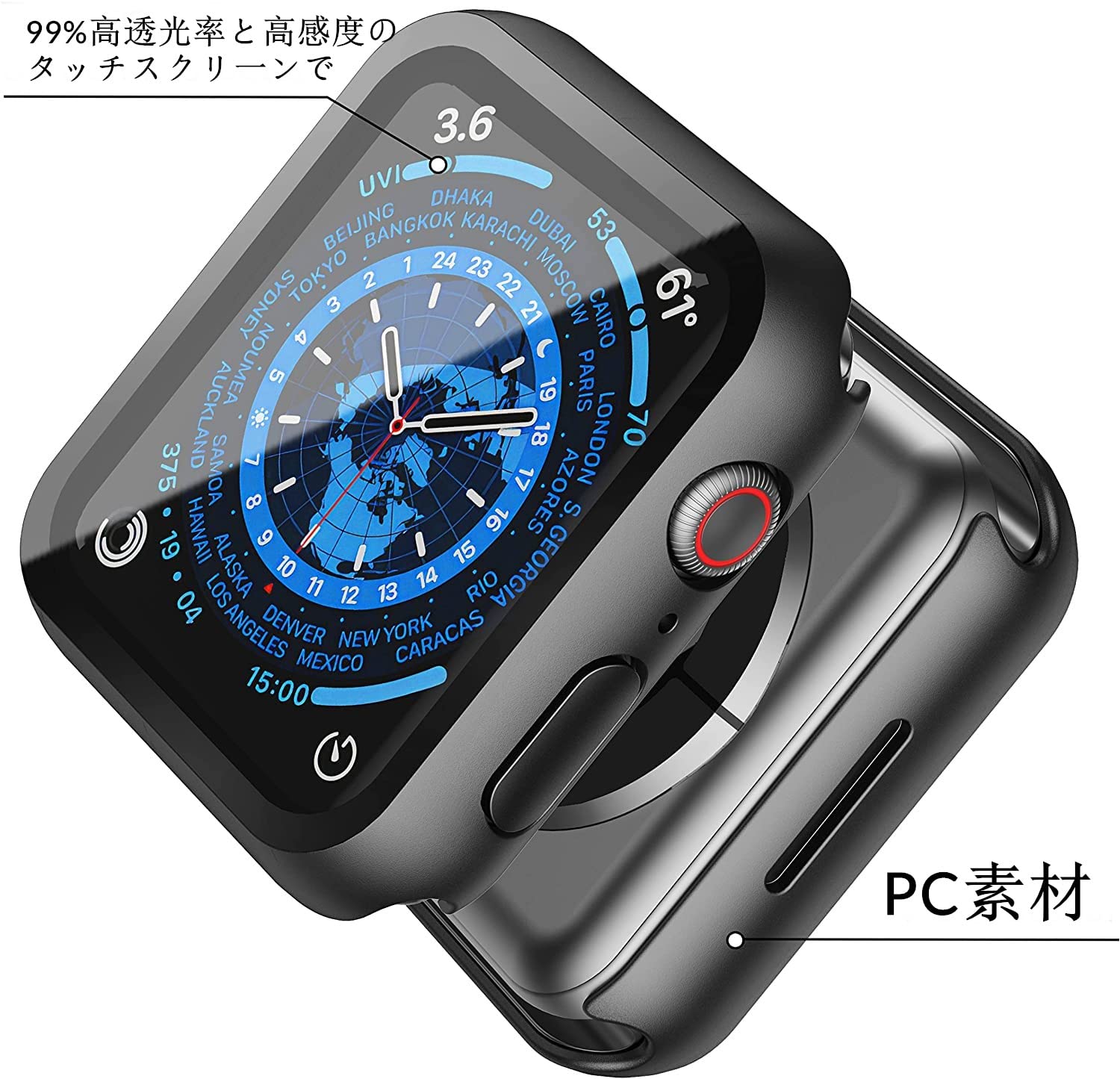 Amazon.co.jp: ULOE 対応 Apple Watch Series 9 / Series 8 / Series 7 