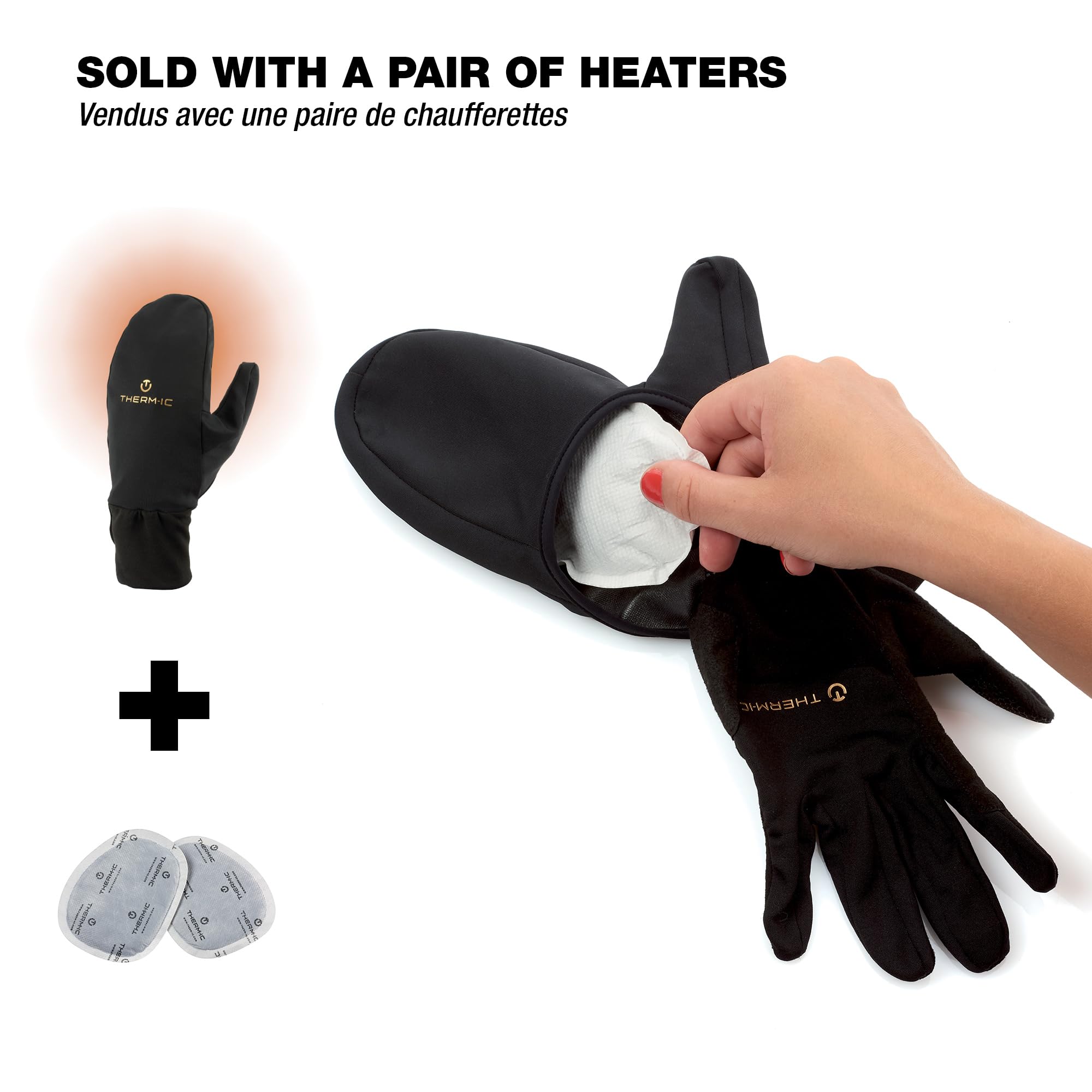 Therm-Ic Versatil Light Gloves Gants Hybrid Running Mixte