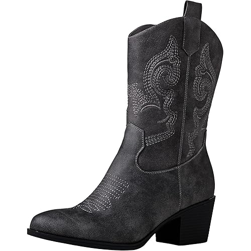 GLOBALWIN Women's The Western Cowboy Cowgirl Boots