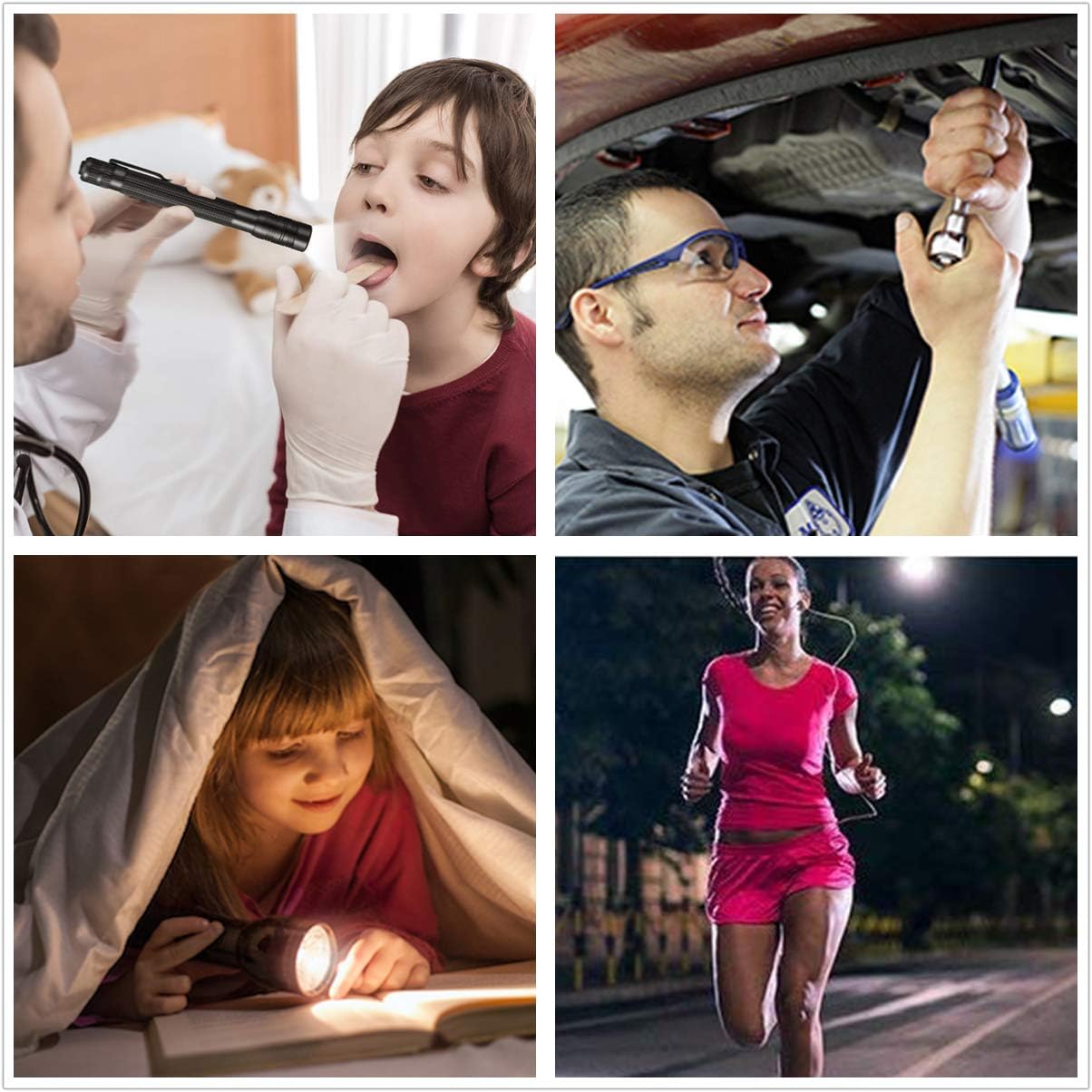 Flashlight Adjustable Waterproof Emergency Inspection Photo