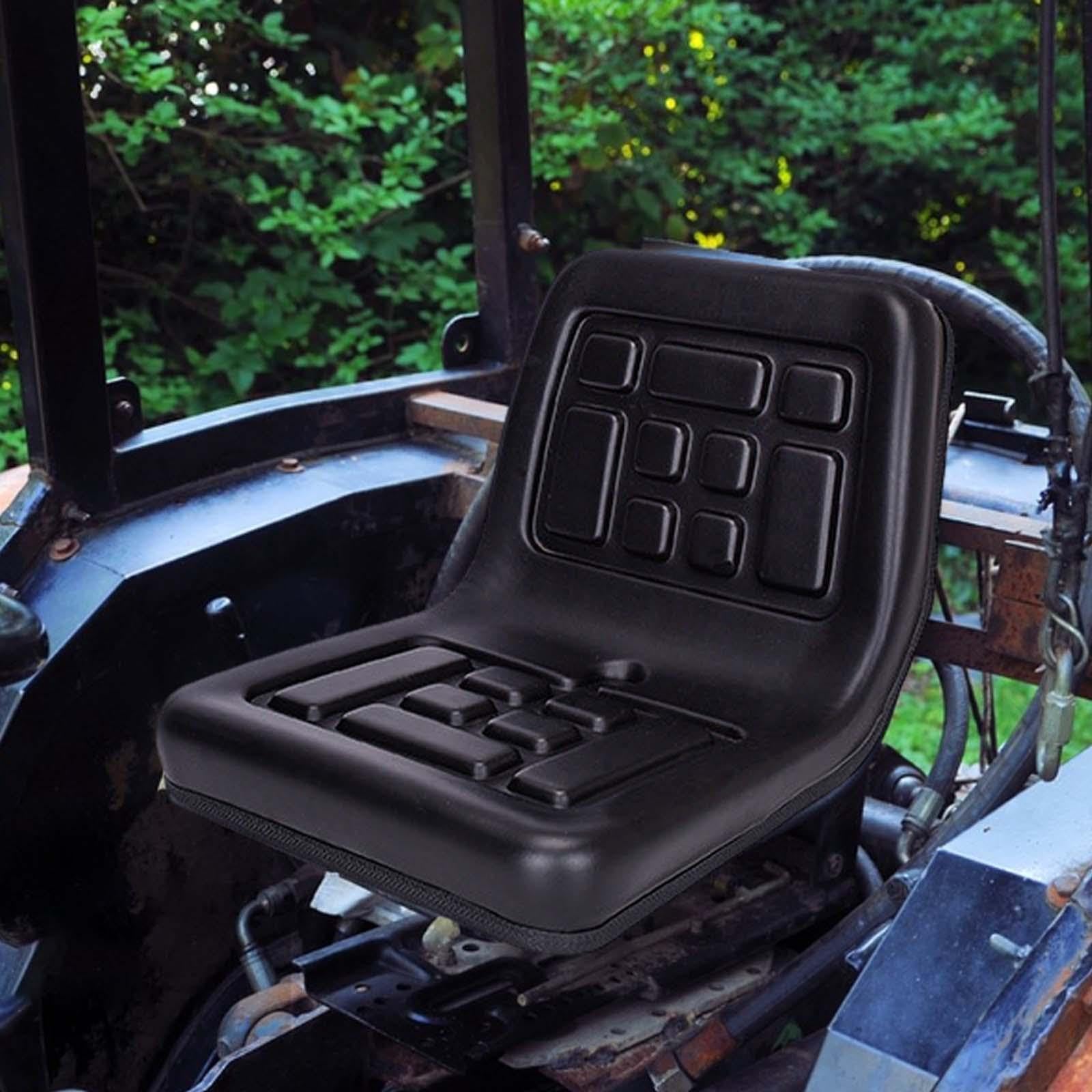 Asiento para Tractores Asiento Maquinaria Agrícola Asiento Universal Cosechadora con Acolchado Grueso de Cuero Pu Fácil de Colocar Y Limpiar Adecuado, Modelo de soporte