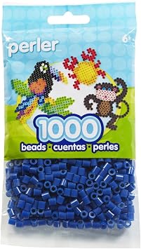 Beads Fuse Beads for Crafts, 1000pcs, Dark Blue - 1