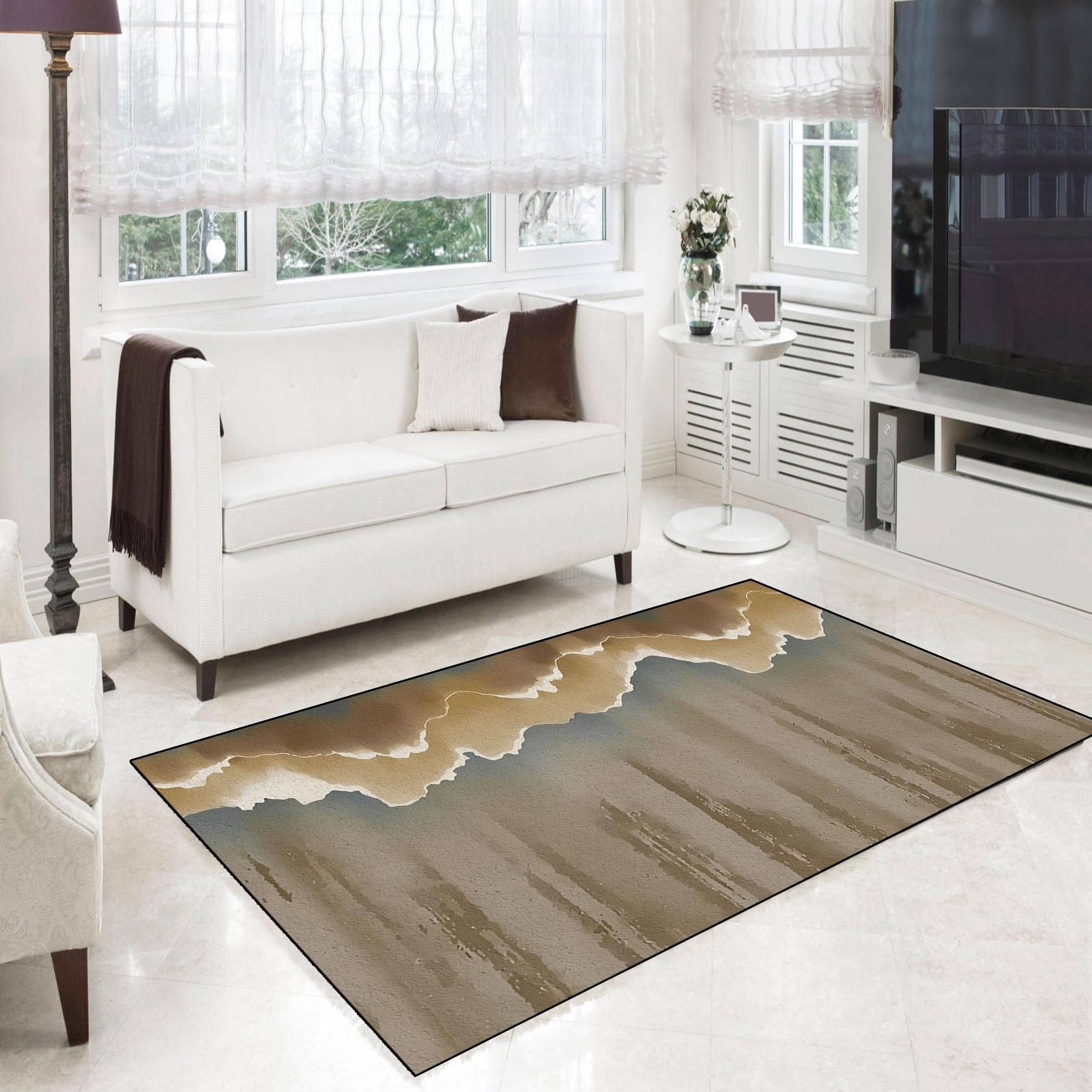 Tapete de cocina antifatiga anti manchas de 40x350 cm con respaldo de TPR firme
