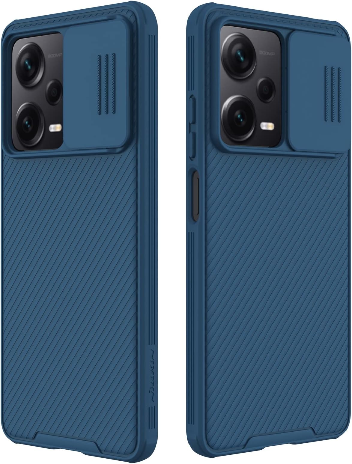 for Xiaomi redmi Note 12 Pro Plus 5G Case, Slim case Protective Cover with Camera Protector Hard PC TPU Ultra Thin Anti-Scratch Phone Case for Redmi Note 12 pro+ Plus 5G (Blue)