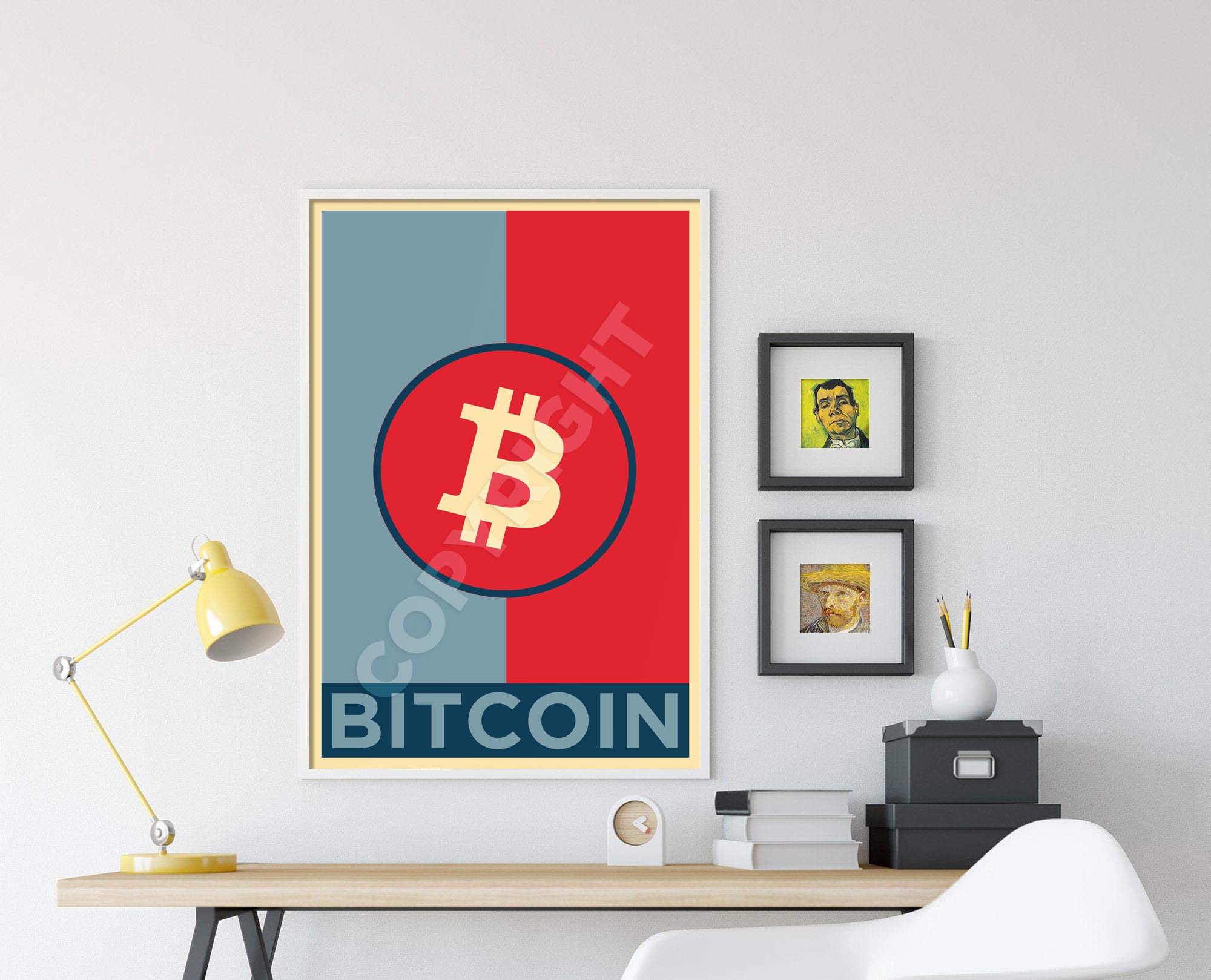Amazon.com: Bitcoin Art Print - Hope - Photo Poster Gift - Cryptocurrency  Crypto Finance BTC // Size: A4 (210 x 297 mm) : Home & Kitchen