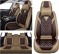 Vista 13 de Fundas de asiento de automóvil para Nissan Murano 2003-2026, juego completo de fundas de asiento de cuero de napa impermeables, protector de asiento