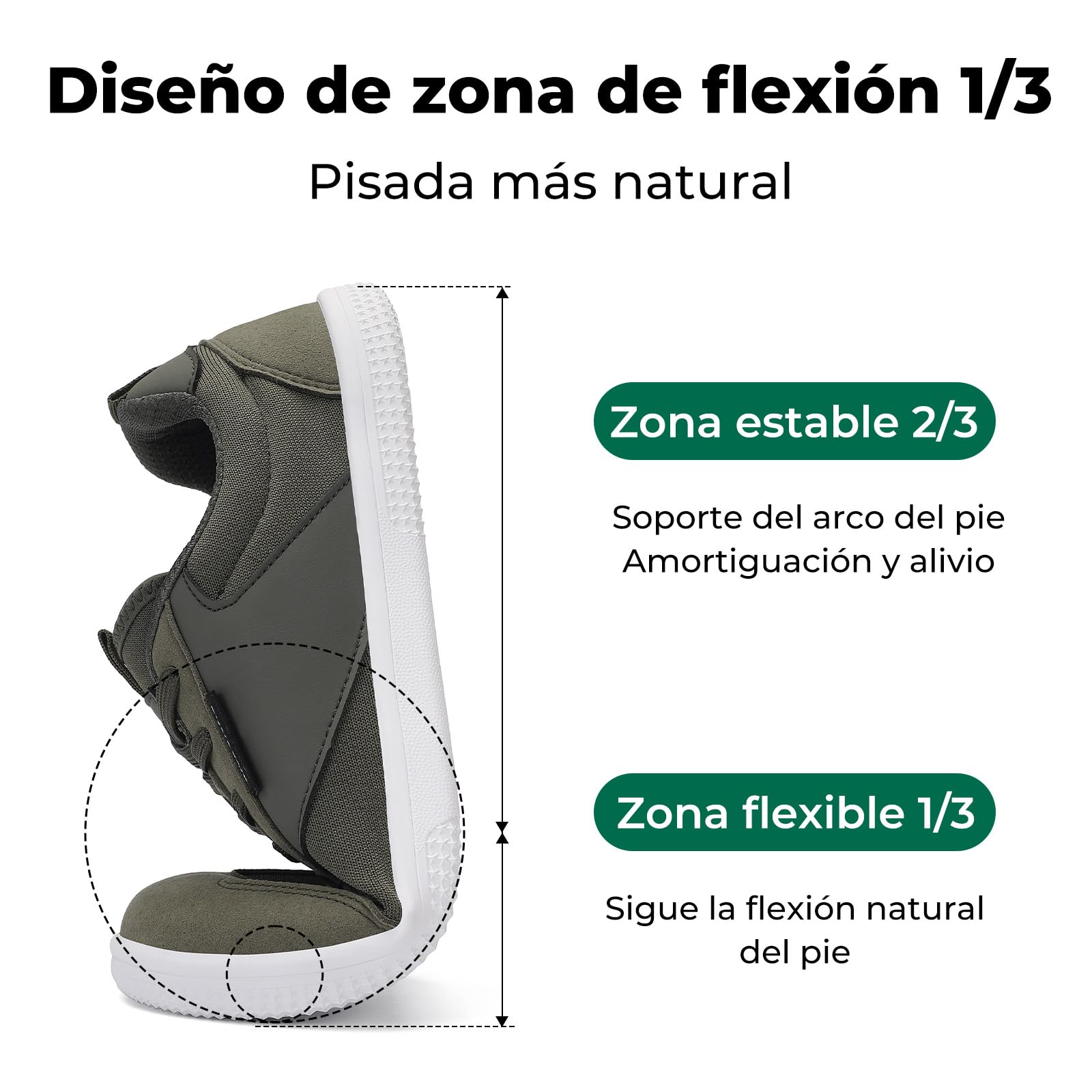 Saguaro Zapatillas Barefoot para Mujer y Hombre, Zapatos Casual con pies Anchos y caída Cero para Uso Diario, Gr.36-46