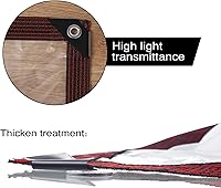 Vista 3 de Shappy Lona impermeable transparente de 13 x 13 pies con ojales, cubierta de gallinero, lona impermeable resistente, cuerda elástica, aislamiento