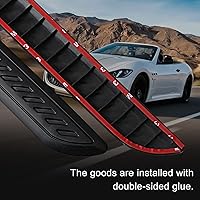 Vista 3 de 2 tiras de protección antidesgaste para parachoques de automóvil, de 15.7 pulgadas, de PVC, antiarañazos, anticolisiones, tira protectora universal