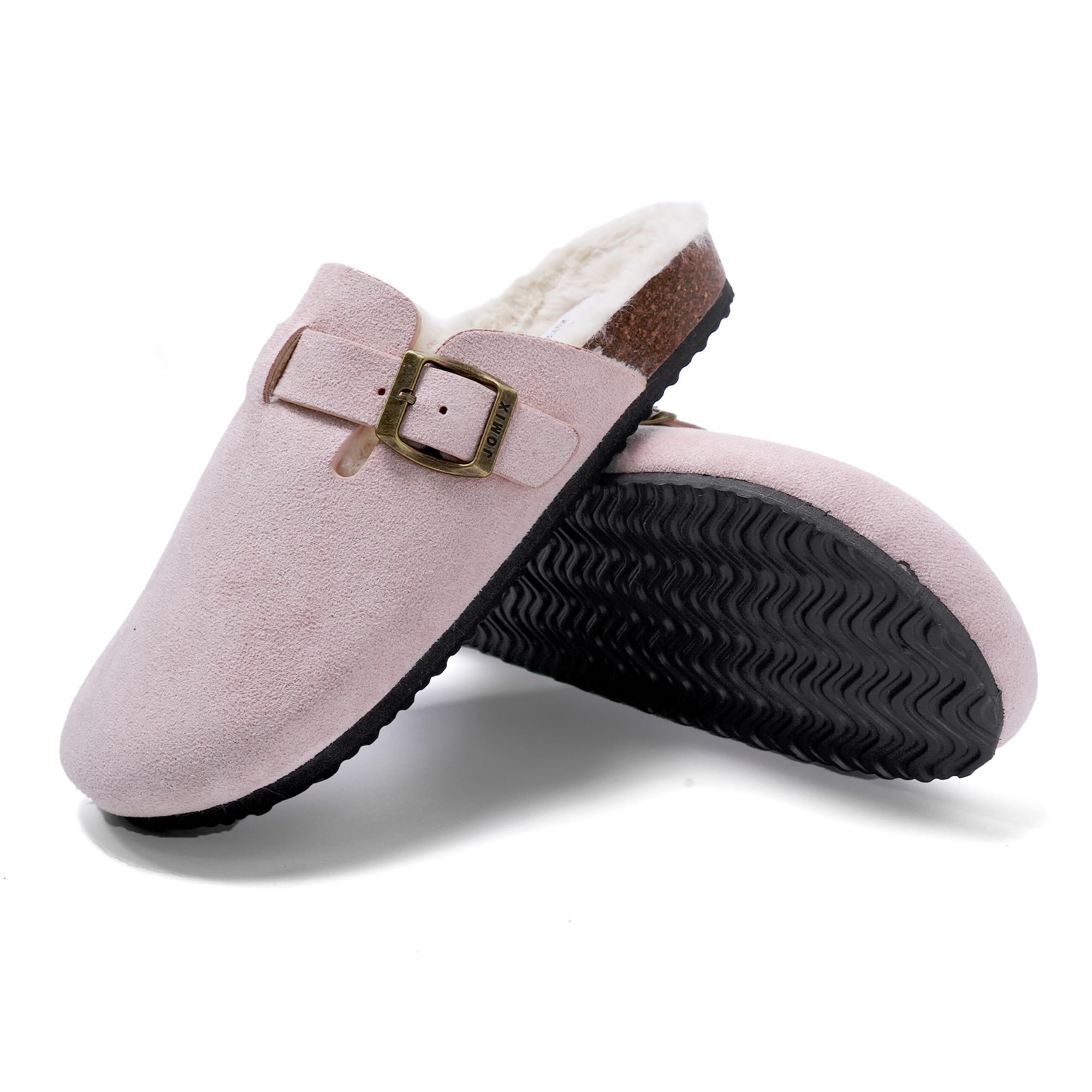 JOMIX Sabot Donna Eleganti Punta Chiusa Sottopiede Peloso