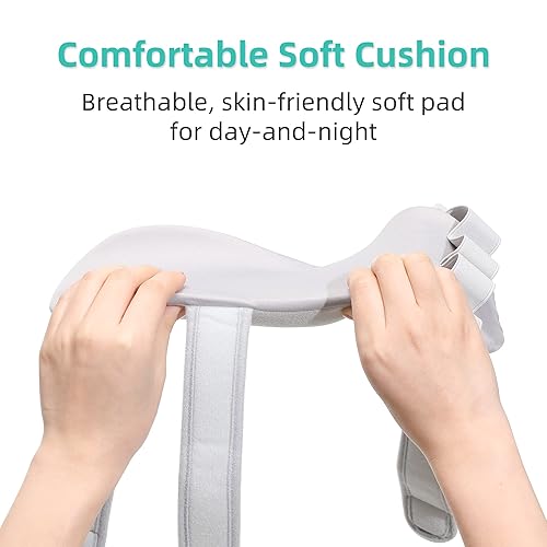 Miniatura 10 de Férula de mano de descanso para accidente cerebrovascular, inmovilizador nocturno para contracturas de flexión, envoltura estabilizadora funcional