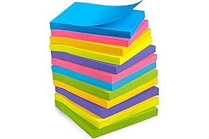 OHOME Sticky Notes: Colorful and Indispensable Office Essentials