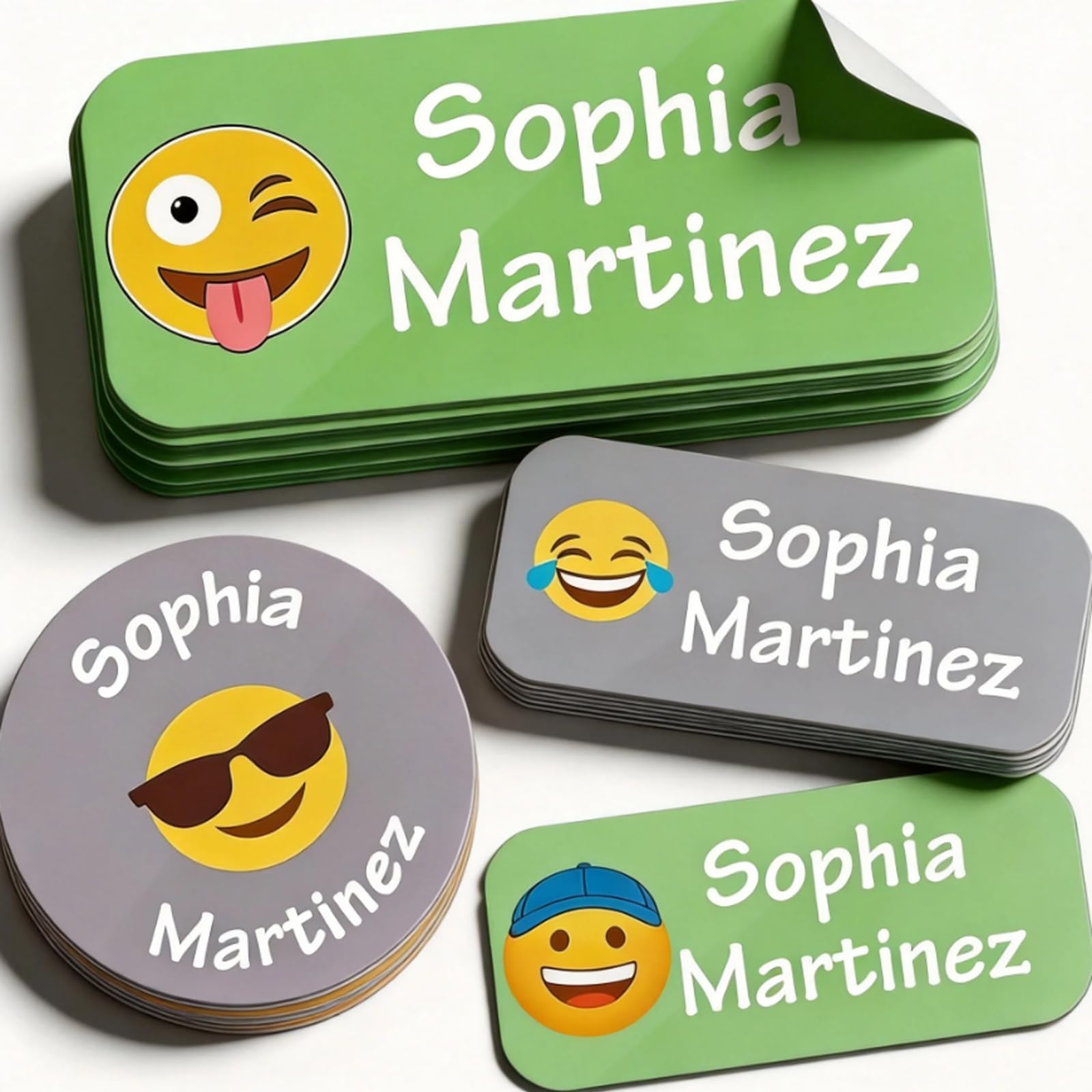 Personalized Daycare Name Labels for Kids (135 Labels) Custom Waterproof Name Stickers for Child Clothing Tag, Bottles,Camp，Lunch Boxes and School Supplies