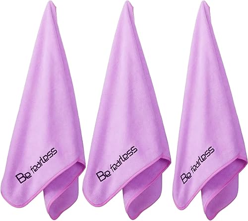 Miniatura 22 de Toallas de microfibra para gimnasio de tamaño grande súper suaves para ejercicio, fitness, deportes, entrenamiento, 380-GSM 15 pulgadas x 31