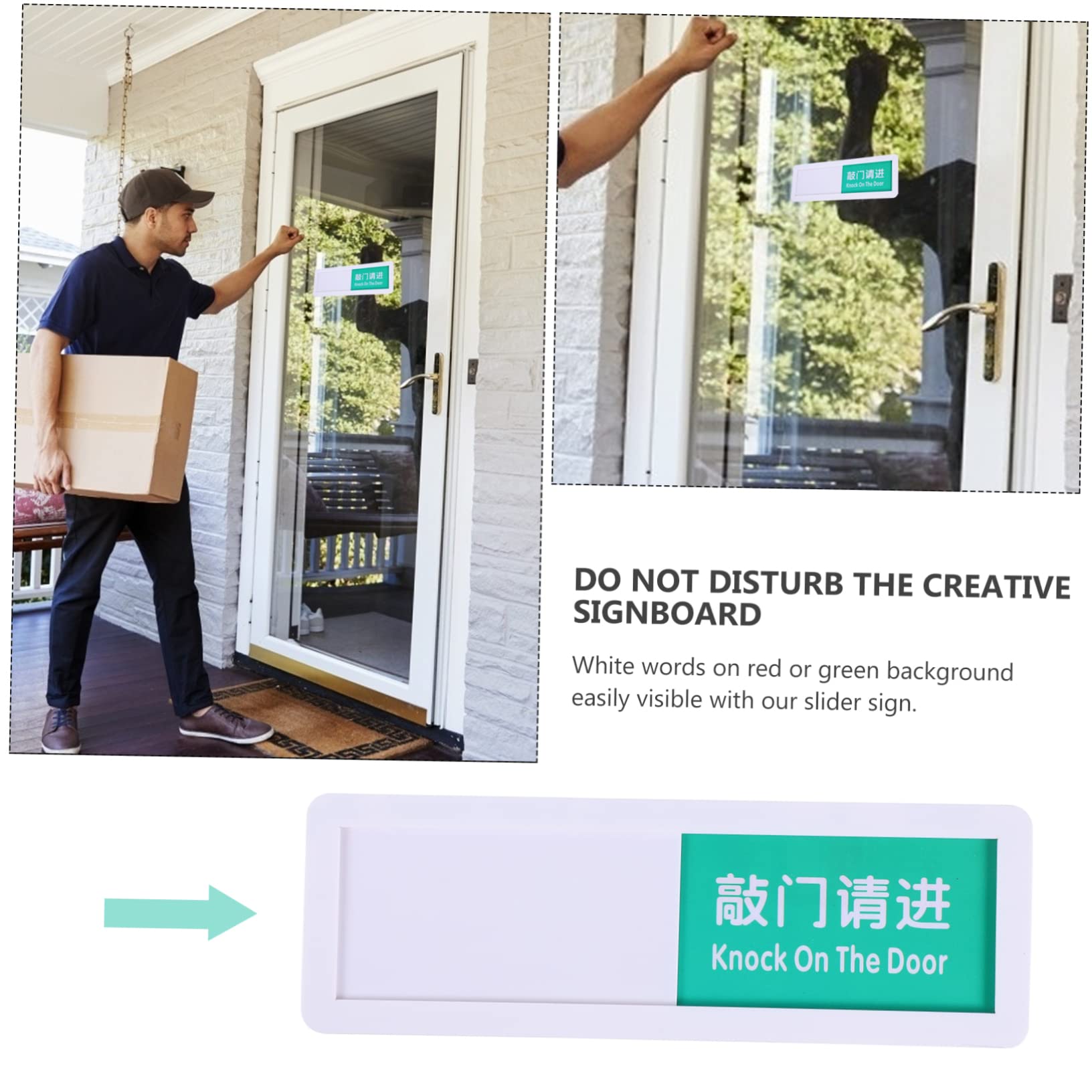 SEWACC Türschild Privacy 2-tlg - Statusanzeige Für Besprechungsräume & Büros