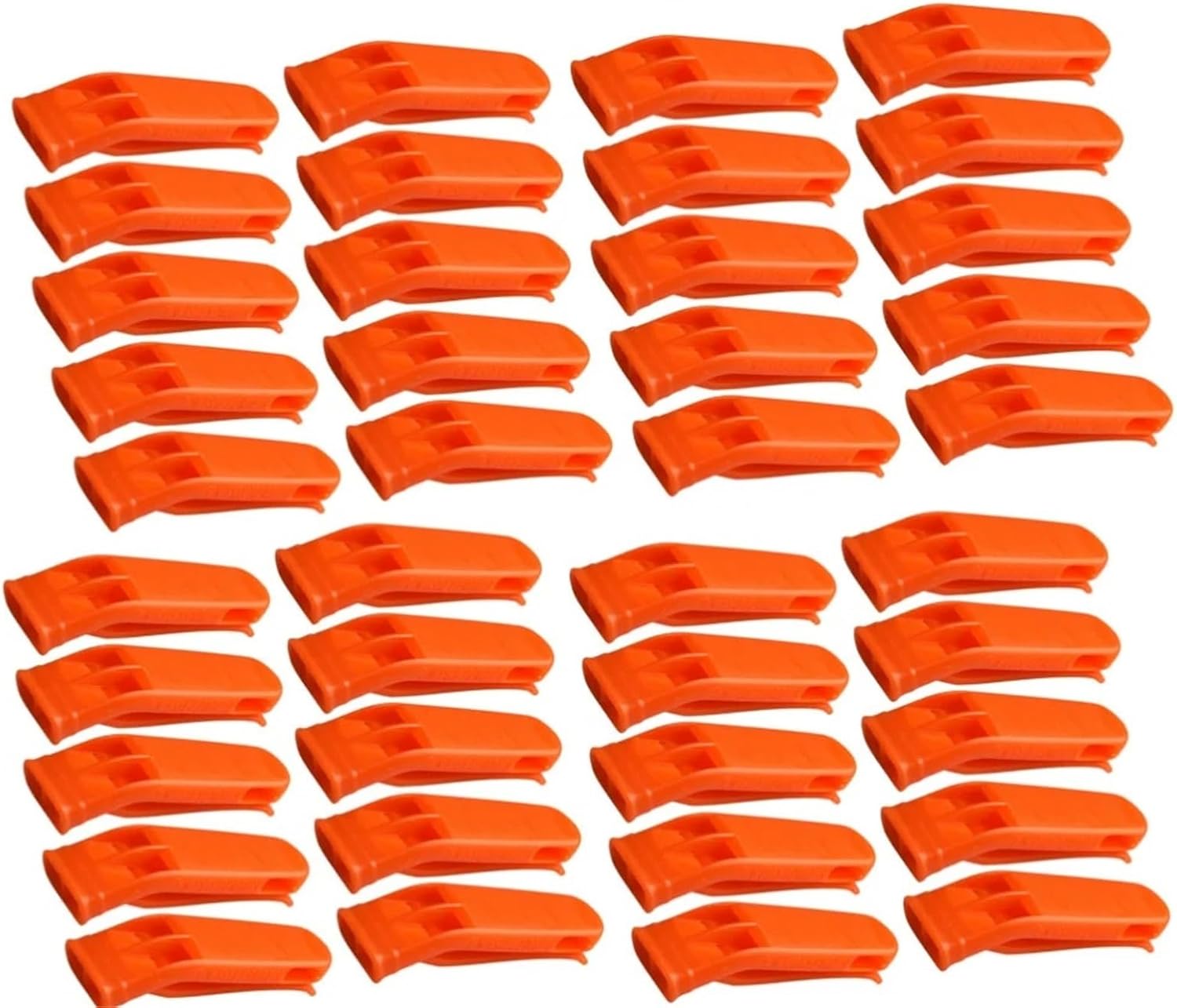 Emergency Whistle 30pcs Survival Loud Multifunction Outdoor Double Pipe for Camping Hiking