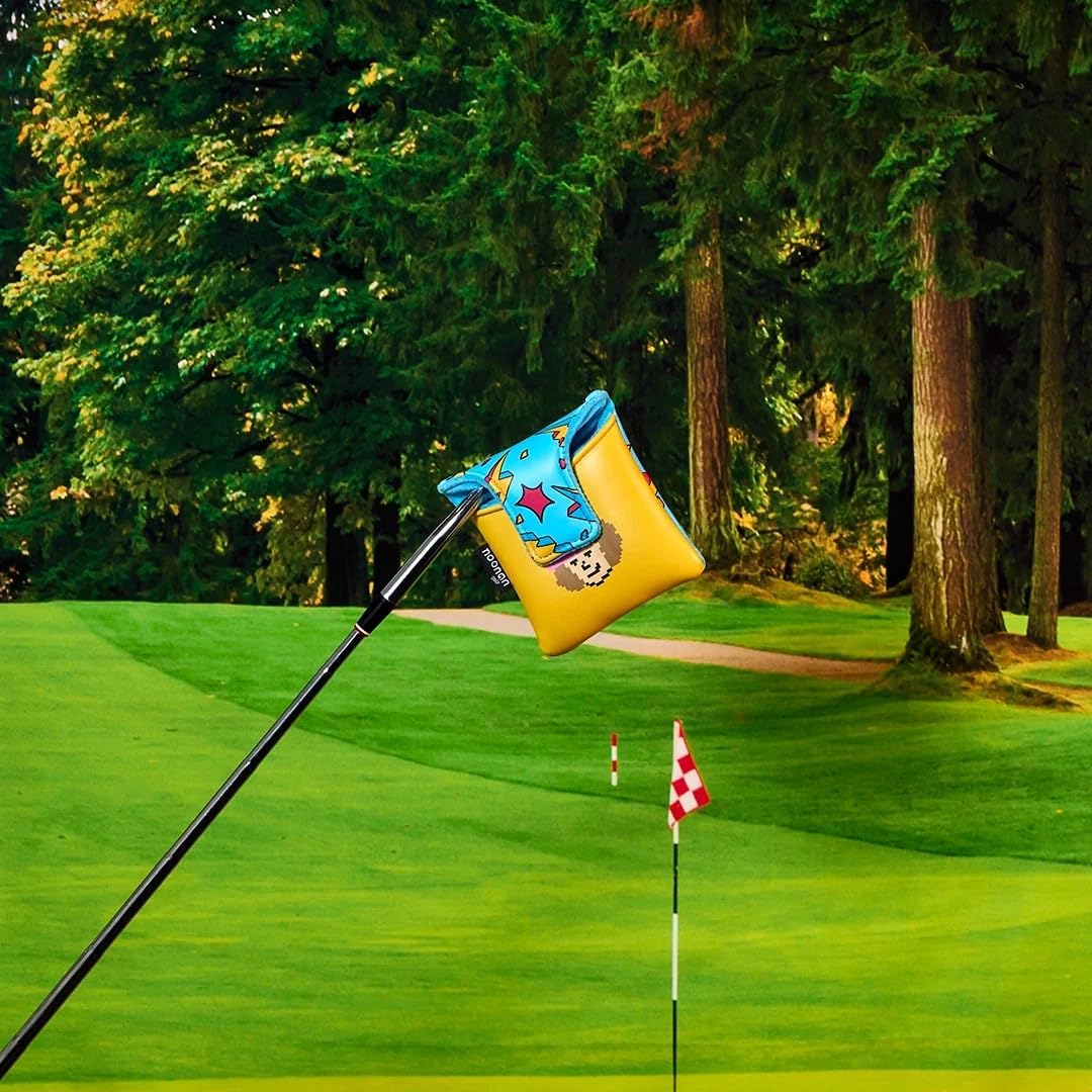 Noonan Golf Putter Cover - Magnetic Mallet Golf Club Cover - Fleece Lined & Water Resistant - Fun, Creative & Unique Headcover Designs