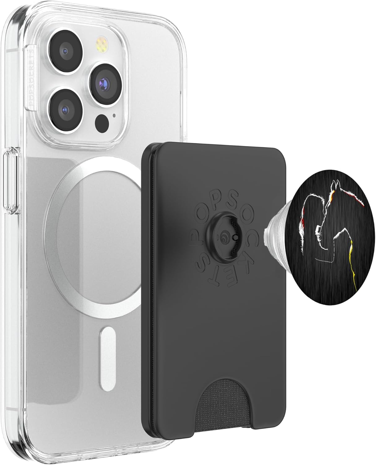 Horse Pop Socket - Horse Girl Popsocket PopSockets PopGrip: Swappable Grip for Phones & Tablets PopSockets PopWallet for MagSafe