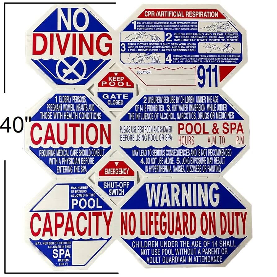 POOL ZINE「SIGH」 Pool Closed Sign - Claim Your 10% Discount