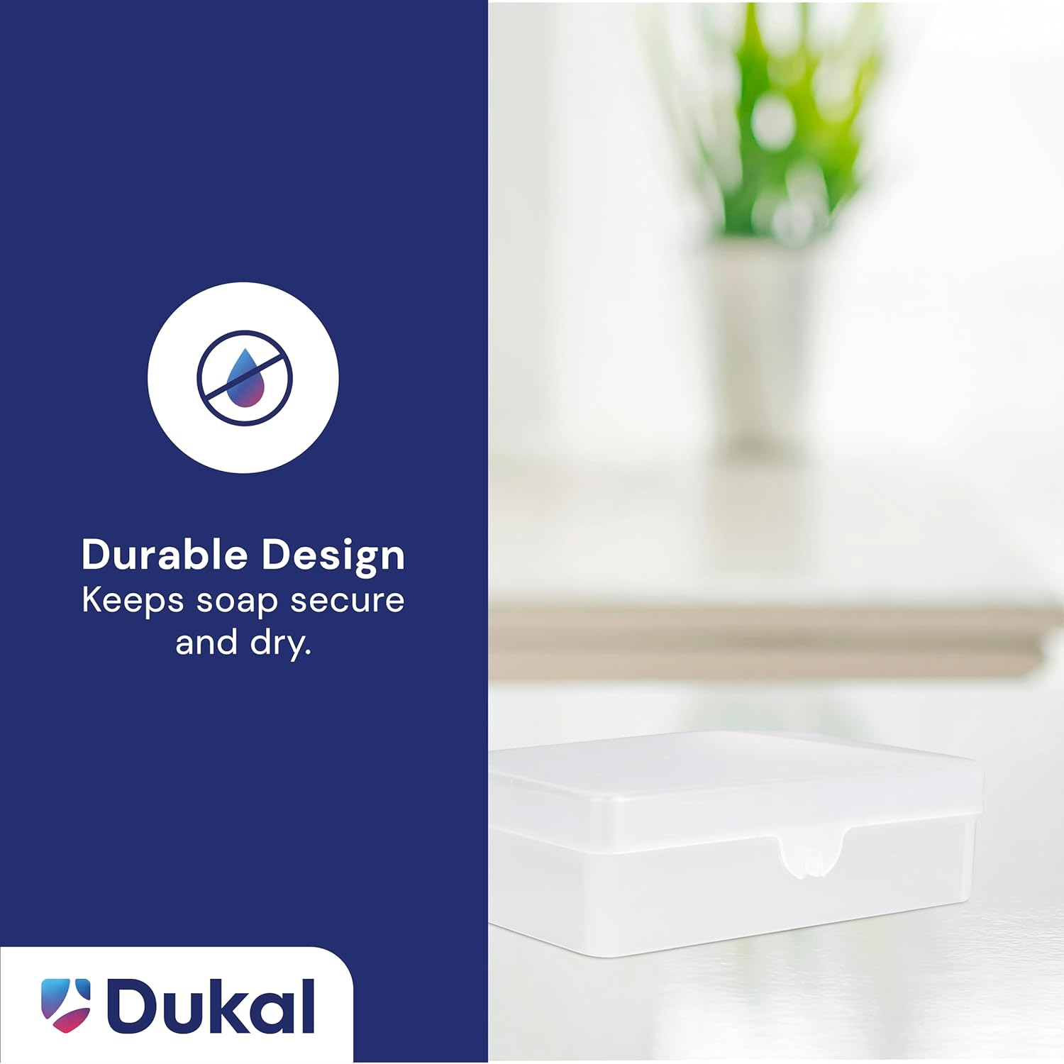 Dukal SB01C Dawn Mist Translucent Plastic Soap Box 2 1/2" x 3.14", Pack of 100