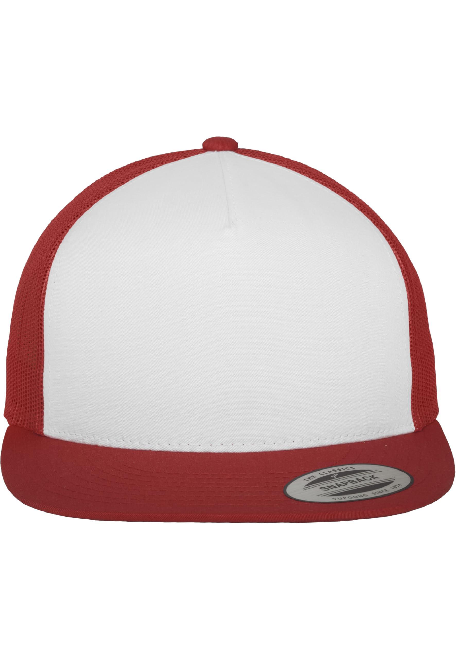 Flexfit Erwachsene Mütze Classic Trucker, red/wht/red, one size