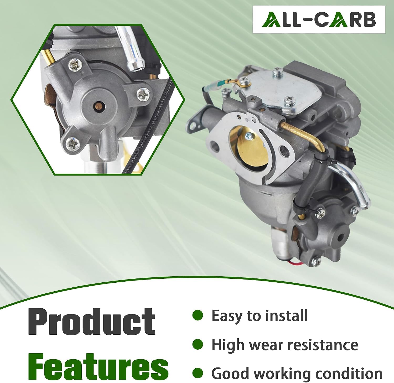 ALL-CARB 24 853 102-S Carburetor Replacement for Kohler CV730 CV730S CV740 25hp 27hp Engine, CV730 with Specs: 0039, 0040, 0041, 0042, 0043, 0044, 0045, 0046 for CV740 with specs: 0026, 0029, 0030