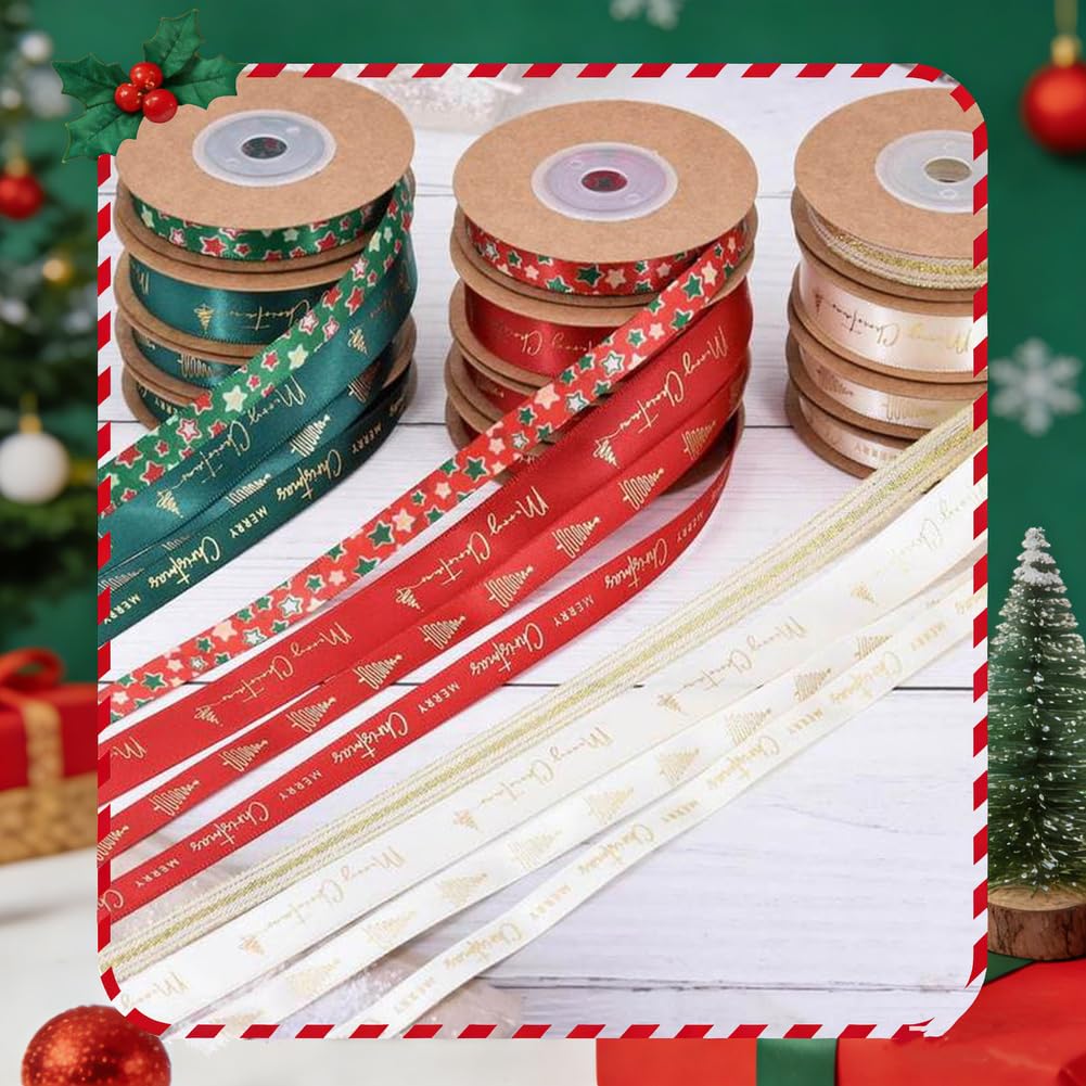 Weihnachtsband 75 Yards Weihnachtsbaum band Schleifenband geschenkband