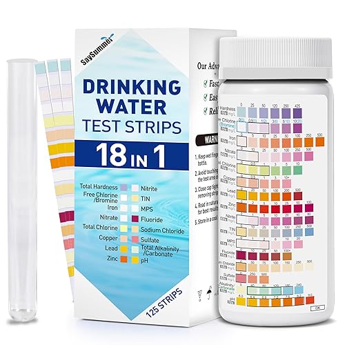 Miniatura 4 de Inicio Kits de prueba de agua para agua potable 18 en 1 Kit de prueba de agua potable de 125 tiras y kit de prueba para coli coli coli