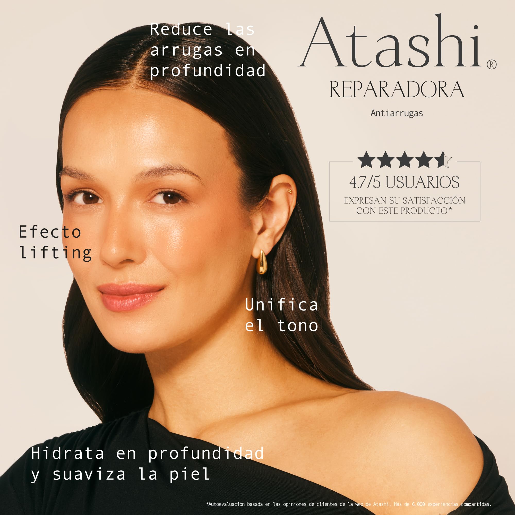 Atashi Lift & Glow Essentials | Przeciwzmarszczkowy kontur oczu + krem regenerujący + magiczny olejek do ciała + K‑Bioferment Magic Eyes, rozjaśniająca i ujędrniająca kosmetyczka